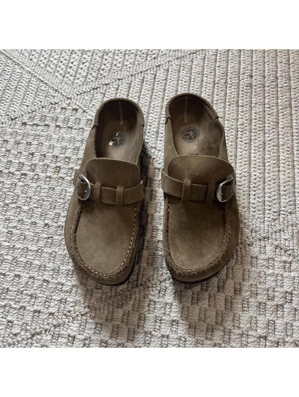 Birkenstock Buckley Suede Clogs - Picture 4 of 7